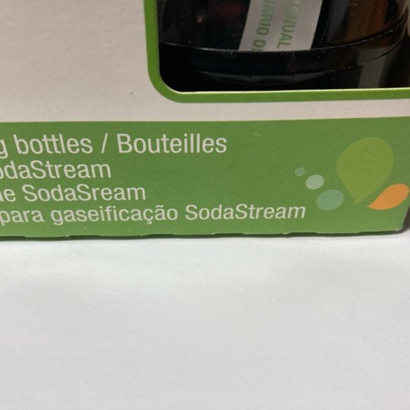 SodaStream Carbonating Bottles 2 Pack 1 Liter NEW - Picture 8 of 15